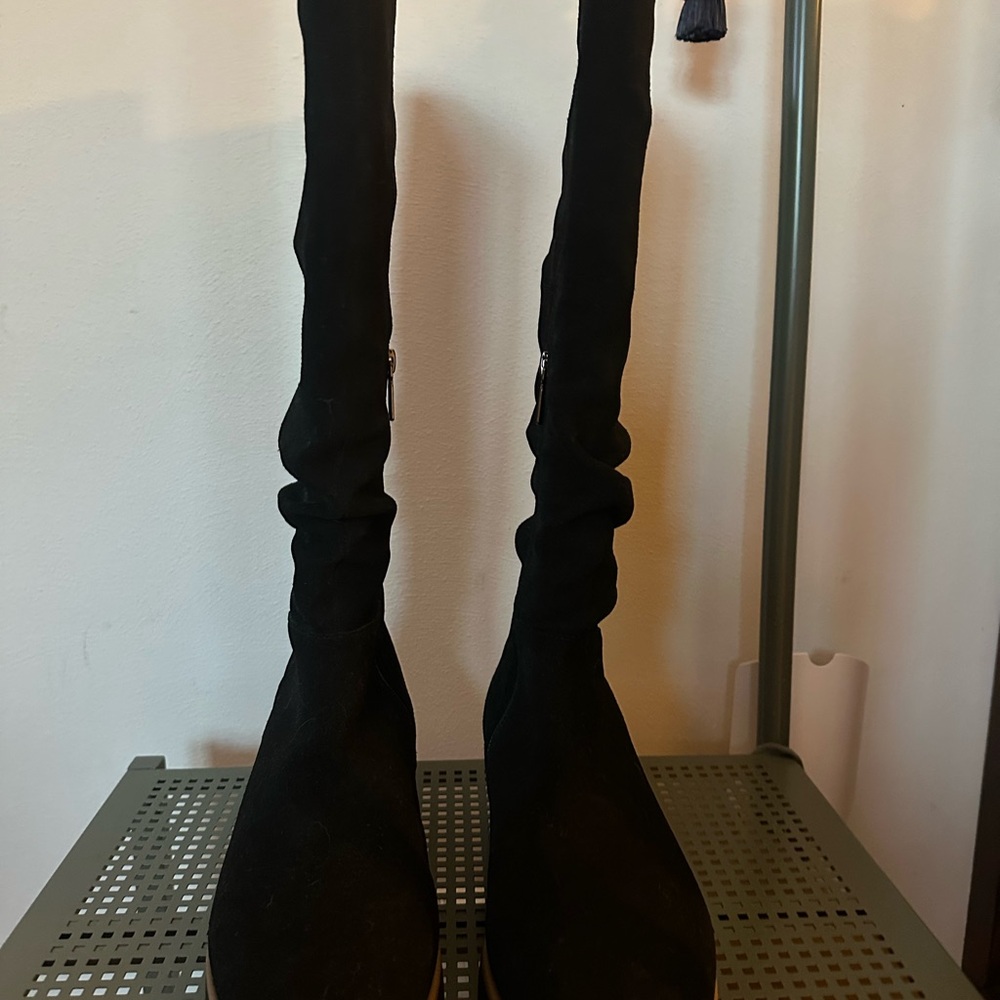 Blondo Waterproof Suede Black Women's Boots